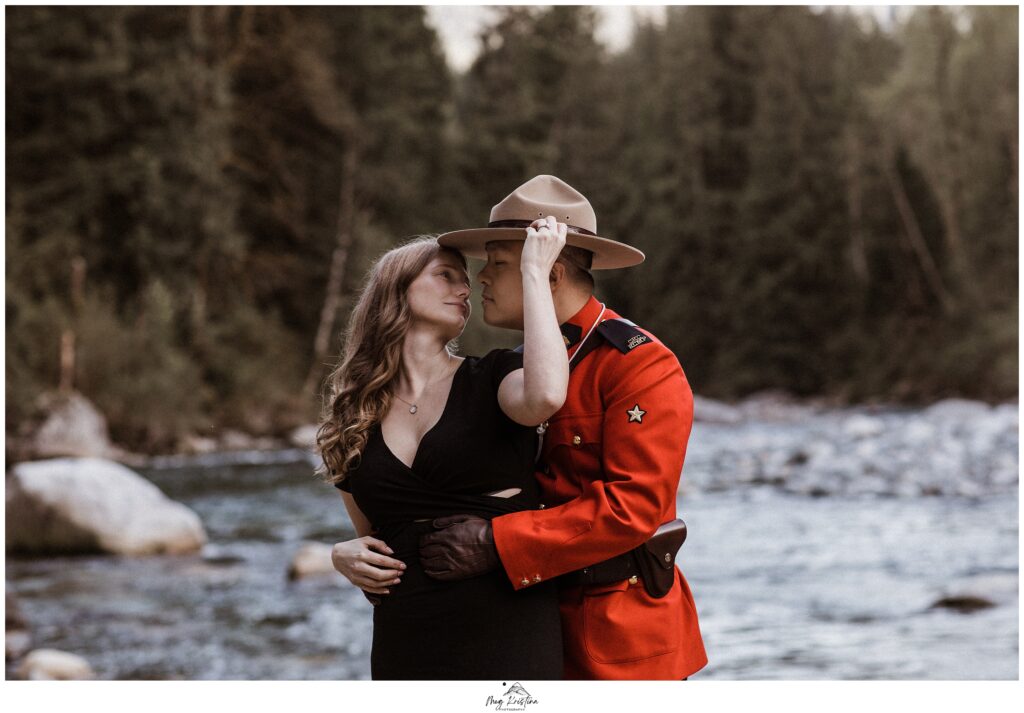 RCMP red serge engagement photo